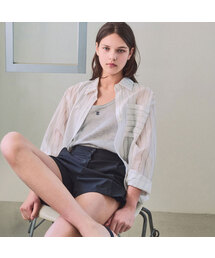 Nube tencel stripe shirt_2 Colors