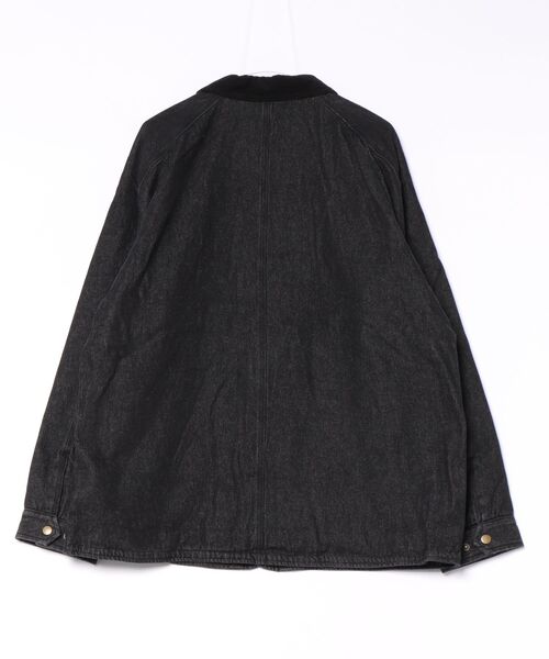 KRIFF MAYER（クリフメイヤー）の「裏フリースカバーオールJK（カバーオール・メンズ・ベージュ/チャコール/ストライプ/ライトブルー・X-LARGE/MEDIUM/LARGE）」の5枚目の写真