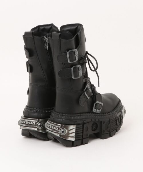 NEW ROCK（ニューロック）の「NEW ROCK/ニューロック/M-WALL373-S3（ブーツ・レディース・ブラック・37/38/39/40）」の10枚目の写真