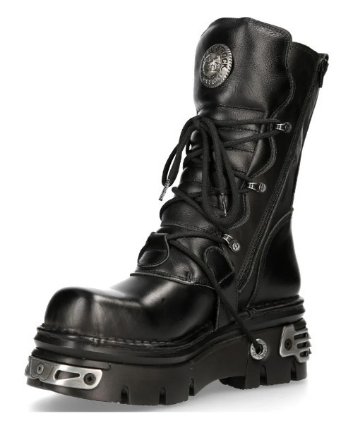 NEW ROCK（ニューロック）の「NEW ROCK/ニューロック/M-WALL373-S3（ブーツ・レディース・ブラック・37/38/39/40）」の5枚目の写真