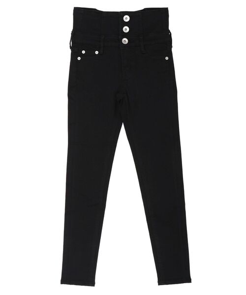 GYDA(ジェイダ)の「【TINY低身長さん向け】ハイウエストウエストクロススキニーデニムパンツ(デニムパンツ・レディース・ライトブルー/ブラック/インディゴブルー・MEDIUM/SMALL/X-SMALL)」の10枚目の写真