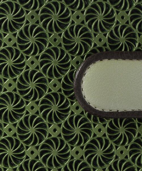 HIROKO HAYASHI（ヒロコハヤシ）の「【数量限定】GIRASOLE CIOCCOLATA（ジラソーレ チョコラータ）薄型二つ折り財布（財布・レディース・モスグリーン系4/ピンク系9・00）」の5枚目の写真