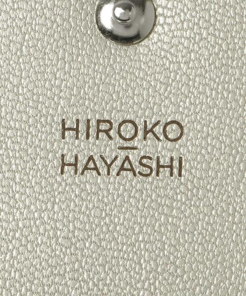 HIROKO HAYASHI（ヒロコハヤシ）の「【数量限定】GIRASOLE CIOCCOLATA（ジラソーレ チョコラータ）薄型二つ折り財布（財布・レディース・モスグリーン系4/ピンク系9・00）」の6枚目の写真