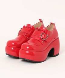 「YOSUKE/ヨースケ」厚底リボンパンプス