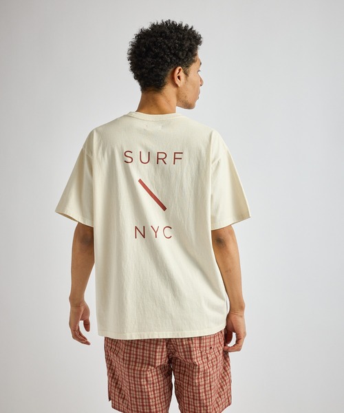 Saturdays NYC(サタデーズ ニューヨークシティ )の「SURF NYC Dyed Standard SS Tee(Tシャツ/カットソー・メンズ・ワイン/ミント/ブラック/ホワイト・L/M/S)」の2枚目の写真
