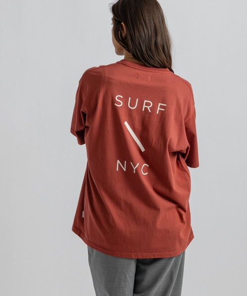 Saturdays NYC(サタデーズ ニューヨークシティ )の「SURF NYC Dyed Standard SS Tee(Tシャツ/カットソー・メンズ・ワイン/ミント/ブラック/ホワイト・L/M/S)」の4枚目の写真