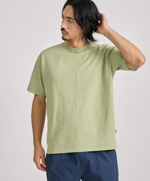 Saturdays NYC(サタデーズ ニューヨークシティ )の「SURF NYC Dyed Standard SS Tee(Tシャツ/カットソー・メンズ・ワイン/ミント/ブラック/ホワイト・L/M/S)」の3枚目の写真