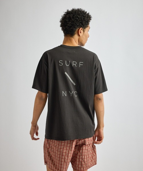 Saturdays NYC(サタデーズ ニューヨークシティ )の「SURF NYC Dyed Standard SS Tee(Tシャツ/カットソー・メンズ・ワイン/ミント/ブラック/ホワイト・L/M/S)」の1枚目の写真