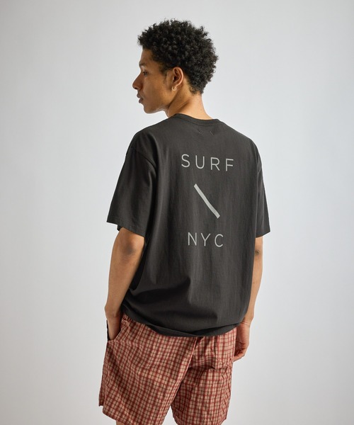 Saturdays NYC(サタデーズ ニューヨークシティ )の「SURF NYC Dyed Standard SS Tee(Tシャツ/カットソー・メンズ・ワイン/ミント/ブラック/ホワイト・L/M/S)」の5枚目の写真