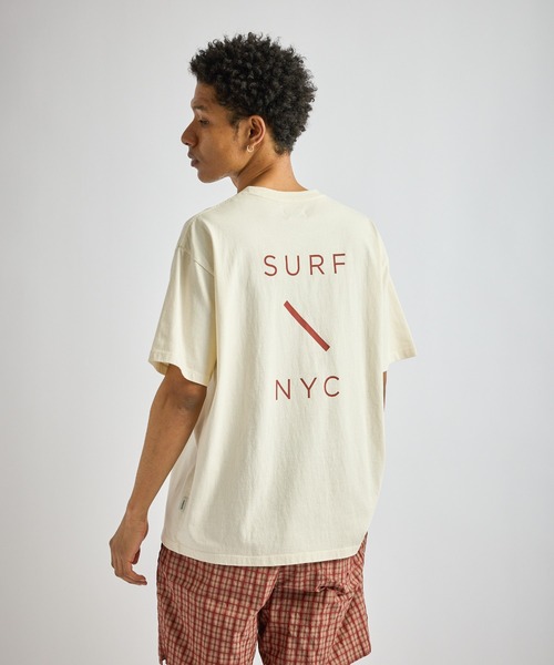 Saturdays NYC(サタデーズ ニューヨークシティ )の「SURF NYC Dyed Standard SS Tee(Tシャツ/カットソー・メンズ・ワイン/ミント/ブラック/ホワイト・L/M/S)」の8枚目の写真