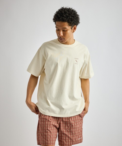 Saturdays NYC(サタデーズ ニューヨークシティ )の「SURF NYC Dyed Standard SS Tee(Tシャツ/カットソー・メンズ・ワイン/ミント/ブラック/ホワイト・L/M/S)」の9枚目の写真