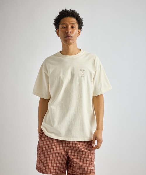 Saturdays NYC(サタデーズ ニューヨークシティ )の「SURF NYC Dyed Standard SS Tee(Tシャツ/カットソー・メンズ・ワイン/ミント/ブラック/ホワイト・L/M/S)」の10枚目の写真