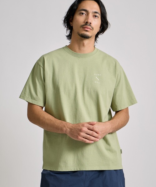 Saturdays NYC(サタデーズ ニューヨークシティ )の「SURF NYC Dyed Standard SS Tee(Tシャツ/カットソー・メンズ・ワイン/ミント/ブラック/ホワイト・L/M/S)」の11枚目の写真