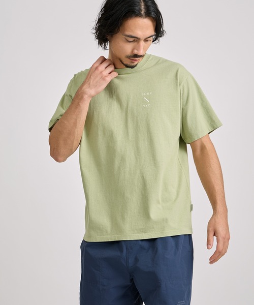 Saturdays NYC(サタデーズ ニューヨークシティ )の「SURF NYC Dyed Standard SS Tee(Tシャツ/カットソー・メンズ・ワイン/ミント/ブラック/ホワイト・L/M/S)」の12枚目の写真