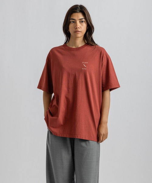 Saturdays NYC(サタデーズ ニューヨークシティ )の「SURF NYC Dyed Standard SS Tee(Tシャツ/カットソー・メンズ・ワイン/ミント/ブラック/ホワイト・L/M/S)」の13枚目の写真