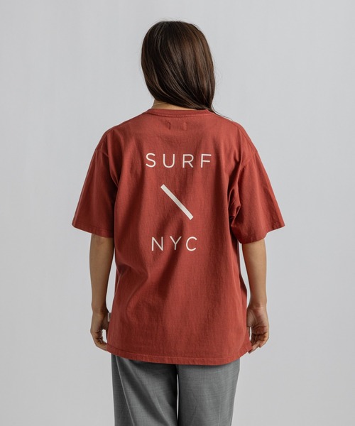 Saturdays NYC(サタデーズ ニューヨークシティ )の「SURF NYC Dyed Standard SS Tee(Tシャツ/カットソー・メンズ・ワイン/ミント/ブラック/ホワイト・L/M/S)」の14枚目の写真