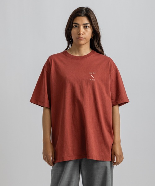 Saturdays NYC(サタデーズ ニューヨークシティ )の「SURF NYC Dyed Standard SS Tee(Tシャツ/カットソー・メンズ・ワイン/ミント/ブラック/ホワイト・L/M/S)」の15枚目の写真