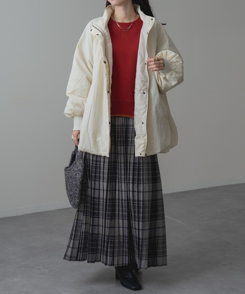 refinedworks(リファインドワークス)の「【refinedworks】軽くて暖かい! 中綿 バルーン ブルゾン(その他アウター・レディース・ブラック/ブラウン/アイボリー・FREE)」の16枚目の写真