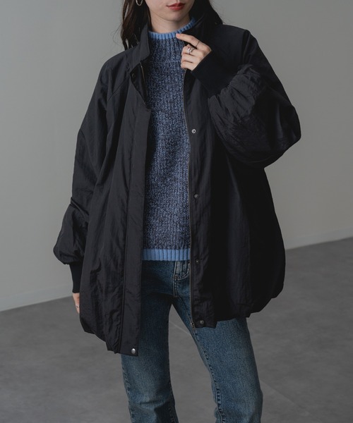 refinedworks(リファインドワークス)の「【refinedworks】軽くて暖かい! 中綿 バルーン ブルゾン(その他アウター・レディース・ブラック/ブラウン/アイボリー・FREE)」の13枚目の写真