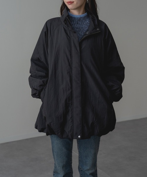 refinedworks(リファインドワークス)の「【refinedworks】軽くて暖かい! 中綿 バルーン ブルゾン(その他アウター・レディース・ブラック/ブラウン/アイボリー・FREE)」の15枚目の写真