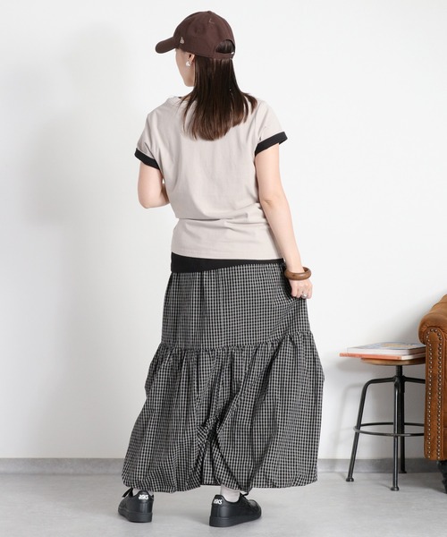 cepo（セポ）の「〈BLUEDY〉クマ刺繍ショートスリーブコンパクトTee（Tシャツ/カットソー・レディース・グレー/ホワイト/ブラック・M）」の19枚目の写真