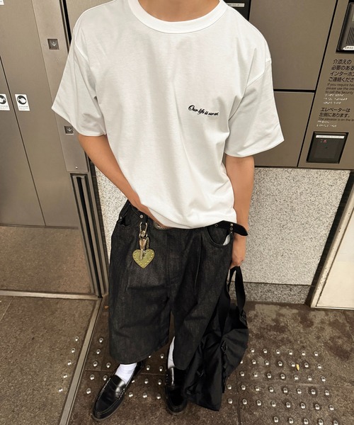 kutir（クティール）の「ASSORT REVERSIBLE TSHIRT／アソートリバーシブルTシャツ（Tシャツ/カットソー・メンズ・ブラック/オフホワイト/ボルドー・MEDIUM/LARGE）」の5枚目の写真