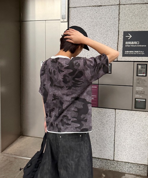 kutir（クティール）の「ASSORT REVERSIBLE TSHIRT／アソートリバーシブルTシャツ（Tシャツ/カットソー・メンズ・ブラック/オフホワイト/ボルドー・MEDIUM/LARGE）」の20枚目の写真