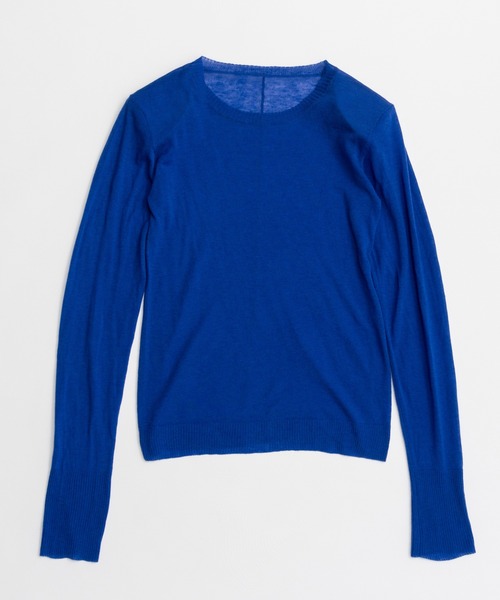 MAISON SPECIAL(メゾンスペシャル)の「Shoulder Pad Sheer Knit Top/ショルダーパッドシアーニットトップ(ニット/セーター・レディース・ブルー/グレー/ピンク/ブラック/ブラウン・FREE)」の20枚目の写真