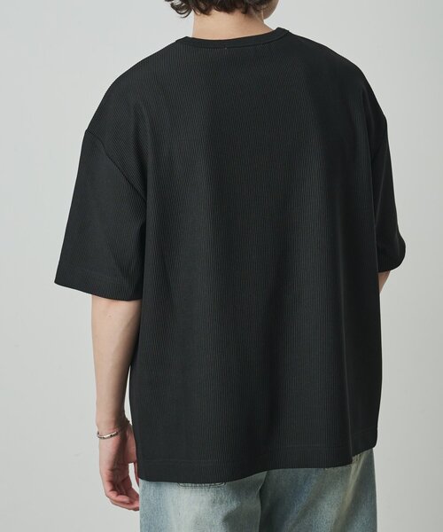 COLONY 2139(コロニートゥーワンスリーナイン)の「カットリブ半袖TEE(Tシャツ/カットソー・メンズ・ホワイト/グレー/ブラック・LARGE/MEDIUM)」の13枚目の写真