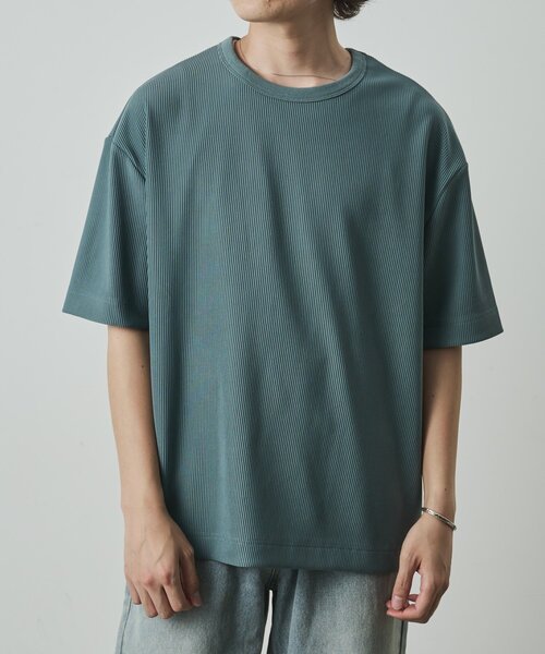 COLONY 2139(コロニートゥーワンスリーナイン)の「カットリブ半袖TEE(Tシャツ/カットソー・メンズ・ホワイト/グレー/ブラック・LARGE/MEDIUM)」の20枚目の写真