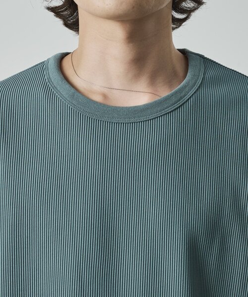 COLONY 2139(コロニートゥーワンスリーナイン)の「カットリブ半袖TEE(Tシャツ/カットソー・メンズ・ホワイト/グレー/ブラック・LARGE/MEDIUM)」の7枚目の写真