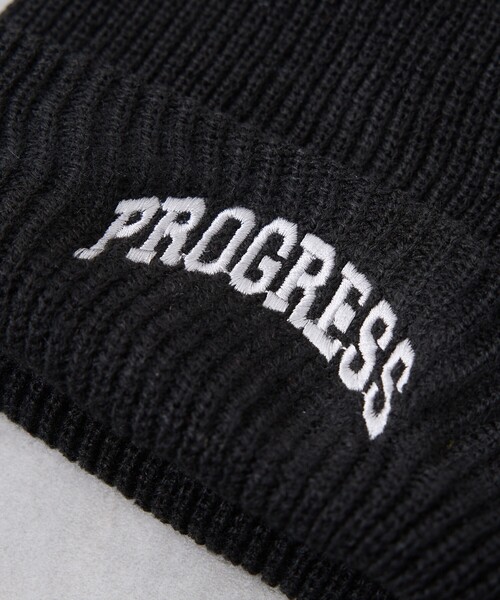 ABAHOUSE(アバハウス)の「【PROGRESS RUNNING CLUB (プログレスランニングクラブ) 】PROGRESSION BEANIE / ビーニーキャップ / ニット帽 / ユニセックス(ニットキャップ/ビーニー・メンズ・ブラック・フリー)」の6枚目の写真