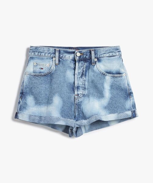 tommy jeans(トミー ジーンズ)の「デニムホットパンツ(デニムパンツ・レディース・インディゴブルー・25inch/26inch)」の7枚目の写真