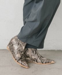 grounds/グラウンズ】《STUDIOUS別注》 ZIP MOOPIE BOOTS/ジップ