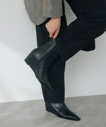 【3サイズ展開】ウエッジショートブーツ