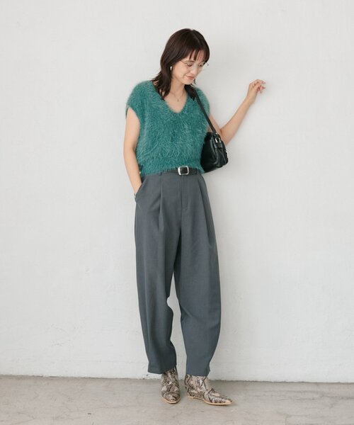 RIVE DROITE(リヴドロワ)の「【3サイズ展開】ウエッジショートブーツ(ブーツ・レディース・ブラック/ベージュ・SMALL/MEDIUM/LARGE)」の5枚目の写真