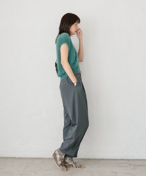 RIVE DROITE(リヴドロワ)の「【3サイズ展開】ウエッジショートブーツ(ブーツ・レディース・ブラック/ベージュ・SMALL/MEDIUM/LARGE)」の4枚目の写真