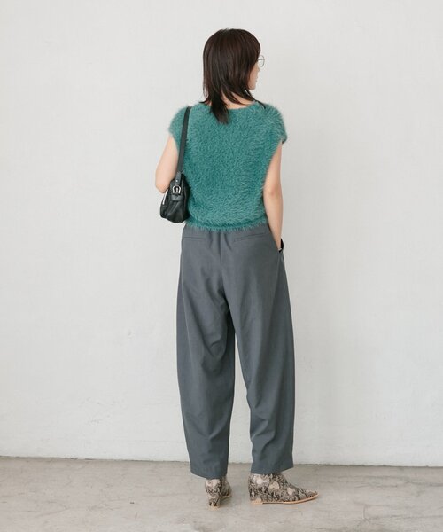 RIVE DROITE(リヴドロワ)の「【3サイズ展開】ウエッジショートブーツ(ブーツ・レディース・ブラック/ベージュ・SMALL/MEDIUM/LARGE)」の3枚目の写真