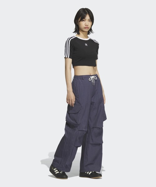 adidas（アディダス）の「OG W CARGO / アディダスオリジナルス adidas Originals（カーゴパンツ・レディース・ネイビー・MEDIUM/X-SMALL/SMALL）」の5枚目の写真
