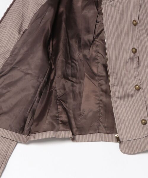 Ritzy(リッツィー)の「ナポレオン風 ショート丈 ジャケット ブルゾン(ブルゾン・レディース・ブラック/A・M/L)」の4枚目の写真