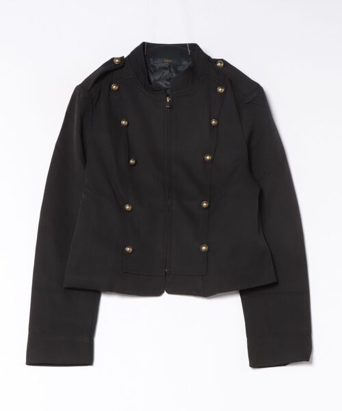Ritzy(リッツィー)の「ナポレオン風 ショート丈 ジャケット ブルゾン(ブルゾン・レディース・ブラック/A・M/L)」の5枚目の写真