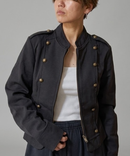 Ritzy(リッツィー)の「ナポレオン風 ショート丈 ジャケット ブルゾン(ブルゾン・レディース・ブラック/A・M/L)」の8枚目の写真