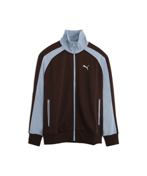 PUMA(プーマ)の「PUMA プーマ ユニセックス T7 トラックジャケット JP(ジャージ・メンズ・ダークブルー/ダークブラウン系・SMALL/X-LARGE/X-SMALL/MEDIUM/LARGE)」の5枚目の写真
