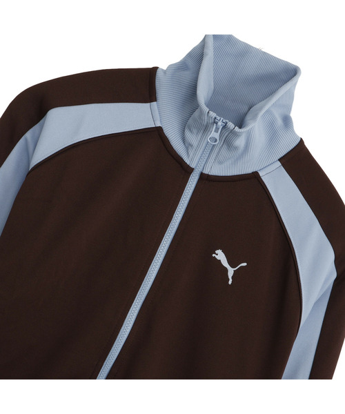 PUMA(プーマ)の「PUMA プーマ ユニセックス T7 トラックジャケット JP(ジャージ・メンズ・ダークブルー/ダークブラウン系・SMALL/X-LARGE/X-SMALL/MEDIUM/LARGE)」の9枚目の写真