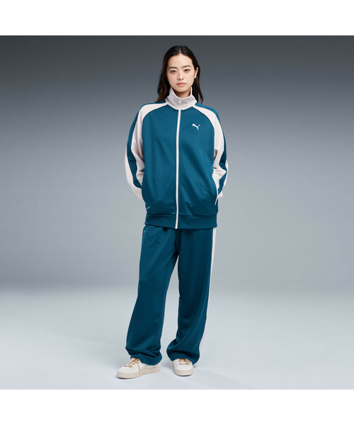 PUMA(プーマ)の「PUMA プーマ ユニセックス T7 トラックジャケット JP(ジャージ・メンズ・ダークブルー/ダークブラウン系・SMALL/X-LARGE/X-SMALL/MEDIUM/LARGE)」の13枚目の写真