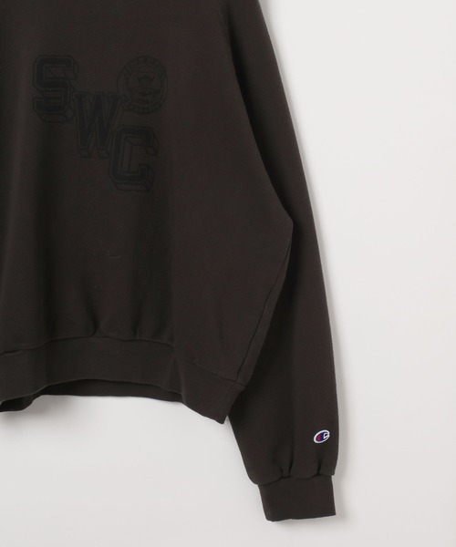 Champion（チャンピオン）の「【Champion(チャンピオン）】別注／ラグランスウェットプルオーバー（スウェット・レディース・ブラック/ネイビー/オートミール・FREE）」の12枚目の写真