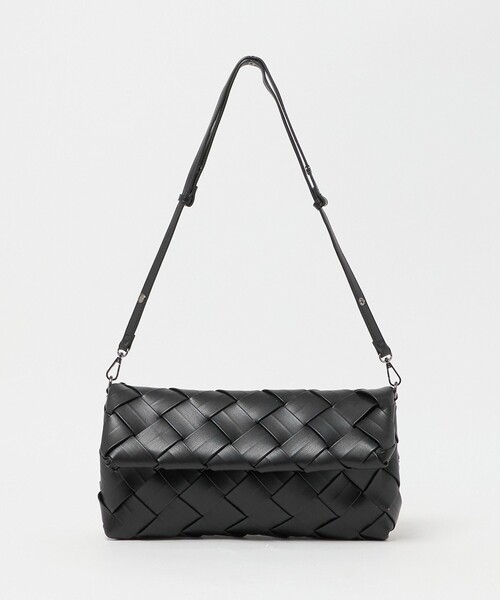 HVISK(ヴィスク)の「<HVISK>ARLENE BRAIDED ショルダーバッグ< Select by EMMEL REFINES >(ショルダーバッグ・レディース・ブラック・FREE)」の1枚目の写真