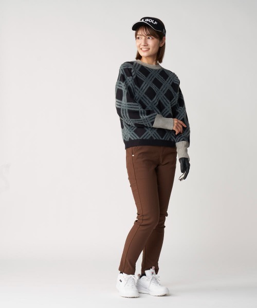 FILA GOLF(フィラゴルフ )の「クルーネックセーター(ニット/セーター・レディース・ブルー/オフホワイト/ブラック・MEDIUM/LARGE/X-LARGE)」の21枚目の写真