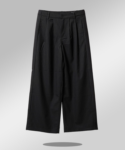 Laufer(ロイファー)の「【Laufer】2タック ワイドストレート スラックス / バックシャーリング イージートラウザー/ 2Tuck Wide Straight Slacks(スラックス・メンズ・ブラック系/グレー系/ブラウン/ブラック/グレー/ブラウン系・M/L/XL)」の16枚目の写真