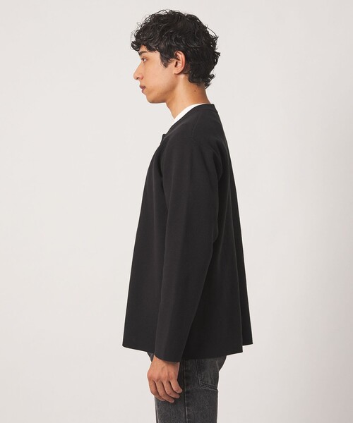 A DAY IN THE LIFE UNITED ARROWS(アデイインザライフユナイテッドアローズ)の「ハイゲージ ミラノリブ カーディガン+Tシャツ-セットアイテム・ウォッシャブル-<A DAY IN THE LIFE>(カーディガン/ボレロ・メンズ・ダークブラウン/ブラック/グレー系・L/M)」の11枚目の写真